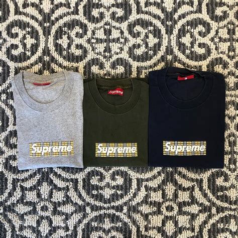 supreme burberry collection
